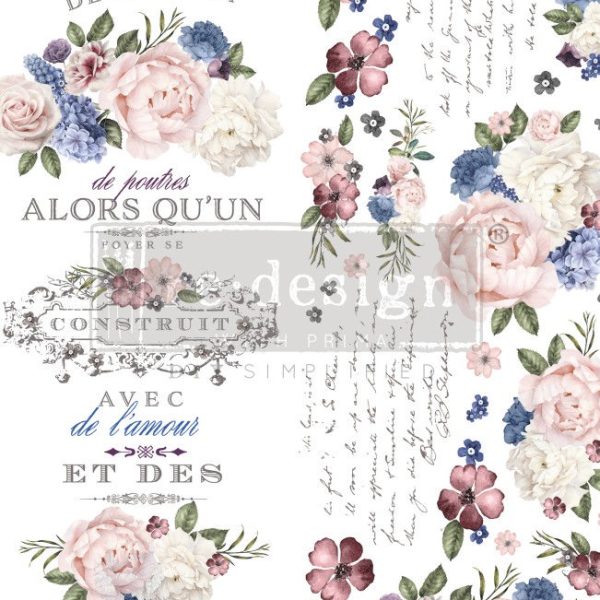 Lavendar Bush | Redesign With Prima Decor Transfer
