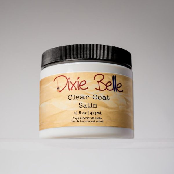 Satin Clear Coat | Dixie Belle Sealer | 8oz |16oz | 32oz