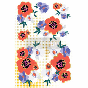 Modernist Floral | Redesign With Prima Decor Transfer