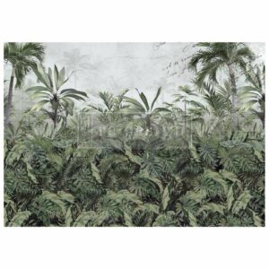Somewhere Tropical | Redesign with Prima A1 Fiber Decoupage Paper