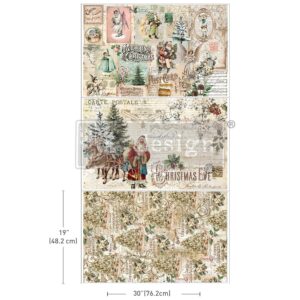 Holly Jolly Hideaway | Redesign with Prima Tripple Decoupage Paper