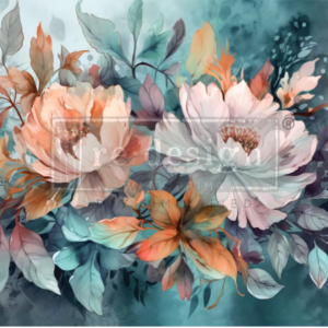 Floral Dream | Redesign With Prima A1 Decoupage Fiber Paper