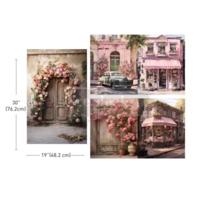 Blush Blossom | Redesign With Prima Tripple Pack Decoupage Paper