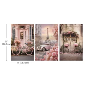 Parisian Bloom | Redesign With Prima Tripple Pack Decoupage Paper