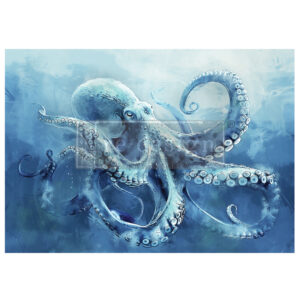 Deep Sea Dancer | Redesign With Prima A1 Decoupage Fiber Paper
