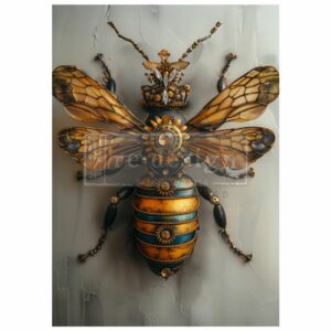 Gearspring Honeybee | Redesign With Prima | A1 Decoupage Fiber