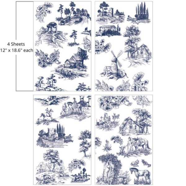 Cottage Toile | Belles And Whistles Decor Transfer