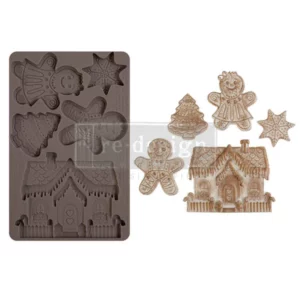 Festive Gingerbread Treats | Redesign With Prima Decor Mould