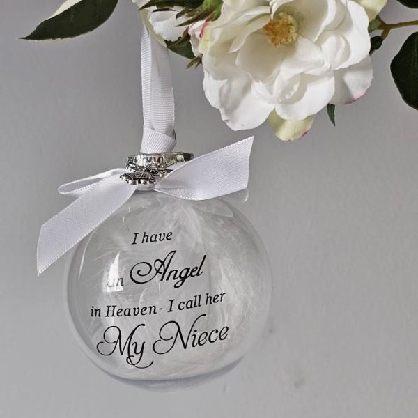 Handmade Niece Memorial Bauble