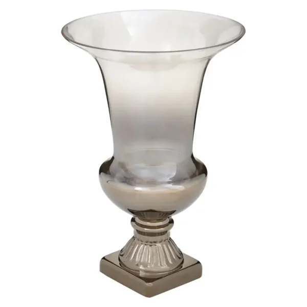 Alexa Ombre Fluted Large Glass Vase - Image 3