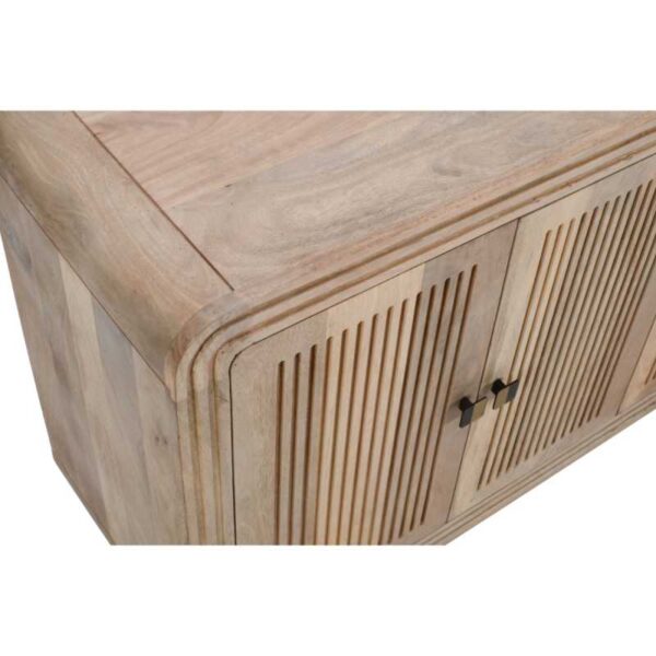 Hudson | Large Sideboard Carved Mango Wood 4 Doors - Image 3