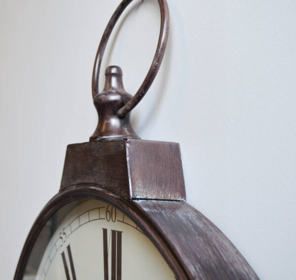 Kensington Station Roman Numerals Wall Clock - Image 3