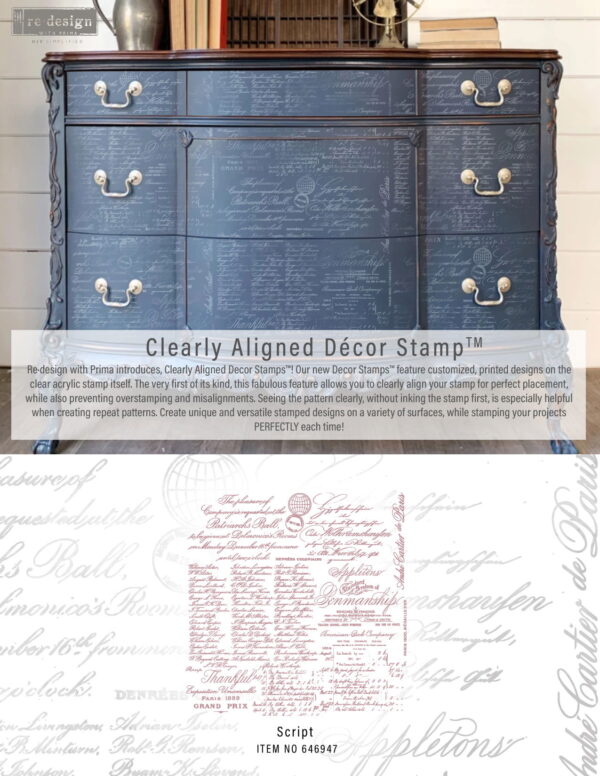 Handwritten Note | Redesign With Prima Decor Stamps - Image 2