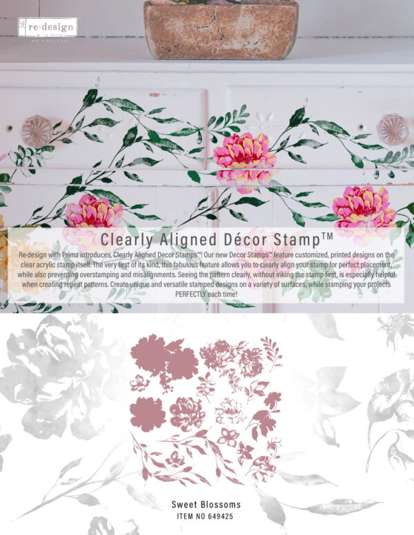 Sweet Blossoms | Redesign With Prima Decor Stamps - Image 2