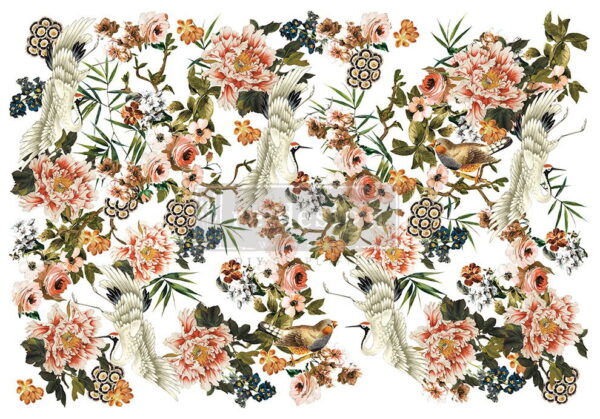 Elegance and Flowers | Redesign With Prima Decor Transfer