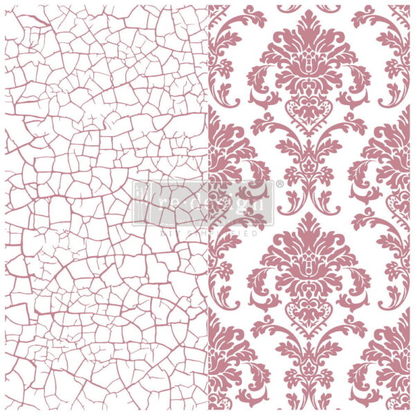Imperial Crackle | Redesign With Prima Decor Stamps