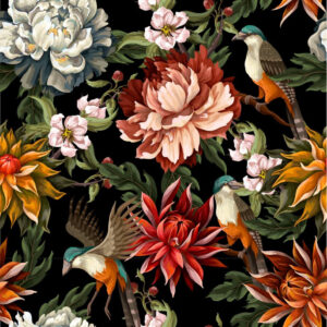 midnight-garden-decoupage-paper