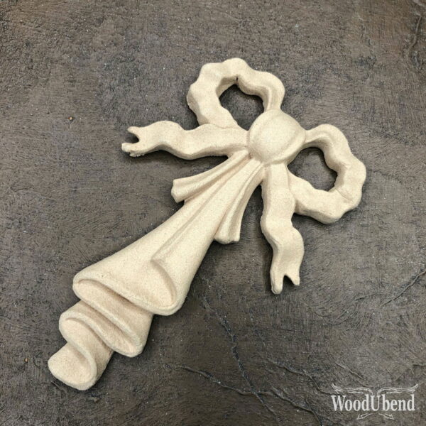 Woodubend Bow-x1012 Furniture/Craft Applique Bendable 6.6 x 12cm length