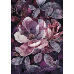 Decoupage-A1-Fiber- Paper-Limited-Edition Violet-Bloom