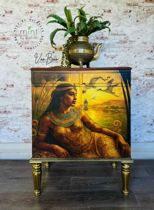 Queen-of-the-Nile-Mint- Decoupage-Paper