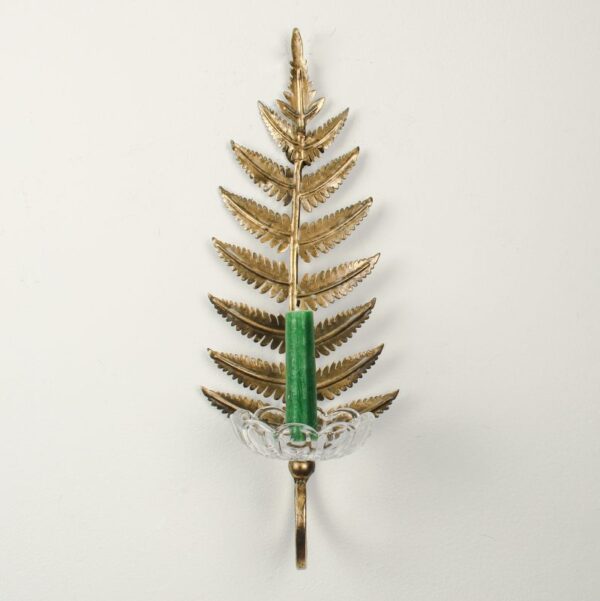 Fern Candle Wall Sconce