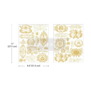 Guilded Memories | Redesign With Prima H20 Decor Transfer