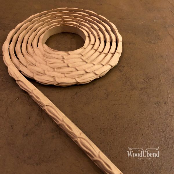 Woodubend Trim TR12 Furniture/Craft Applique Bendable 212x1cm length