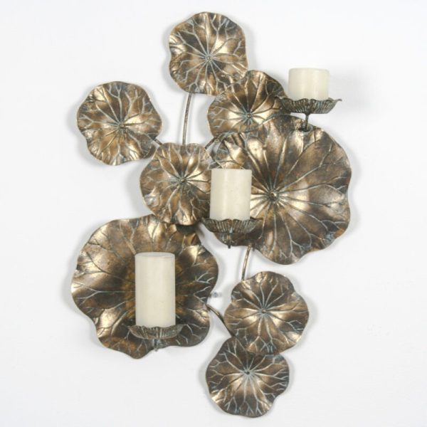 Lily Pond Candle Sconce