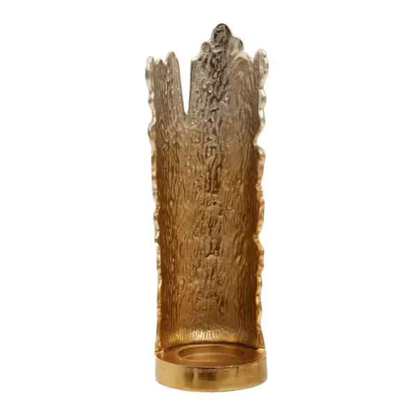 Dion Large Ombre Silver and Gold Finish Candle Holder