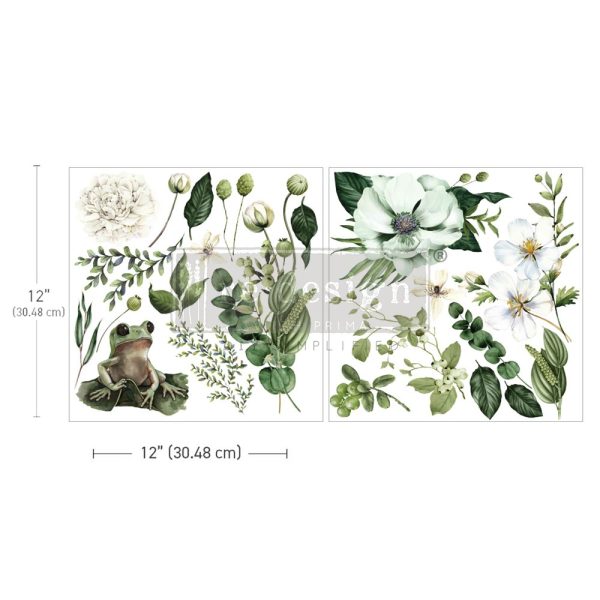 Froggy Meadow Greens | Redesign With Prima Maxi Decor Transfer