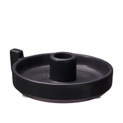Black Matt Candle Holder