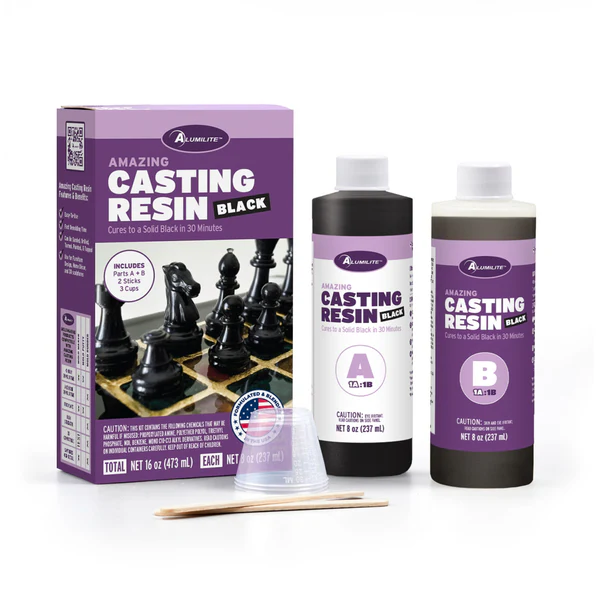 Black Alumilite Amazing Casting Resin Kit