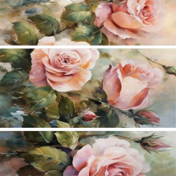 Blushing Roses Belles And Whistles A1 Rice Decoupage Paper