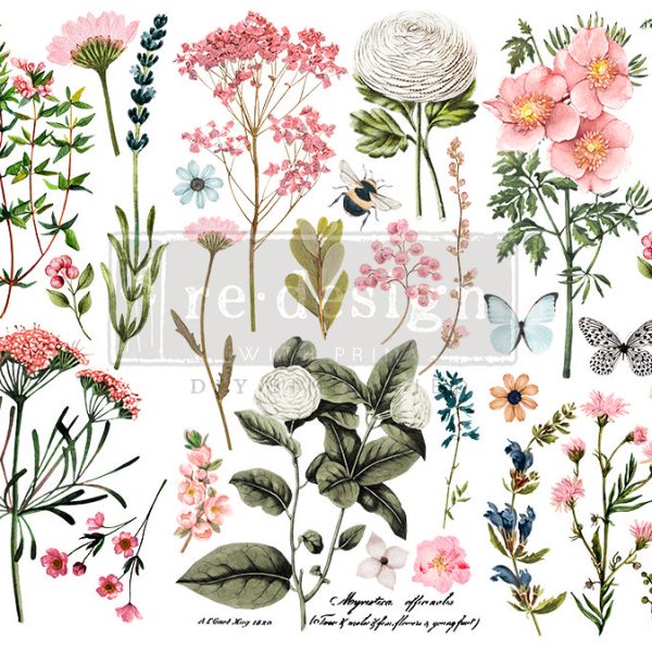 Botanical Paradise | Redesign With Prima Small Decor Transfers