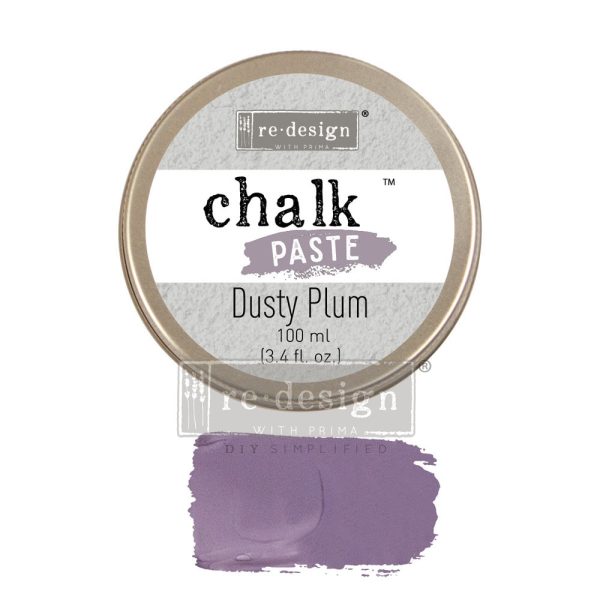 Dusty Plum | Redesign With Prima Chalk Paste