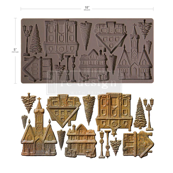 Christmas Village | Redesign With Prima Decor Mould