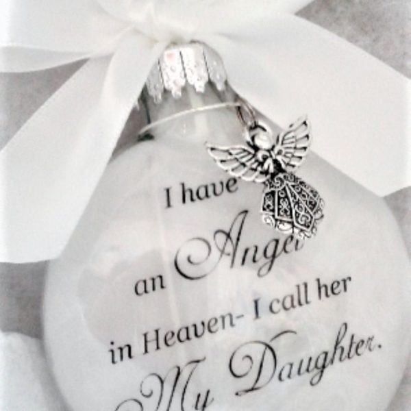 Handmade Daughter Memorial Bauble