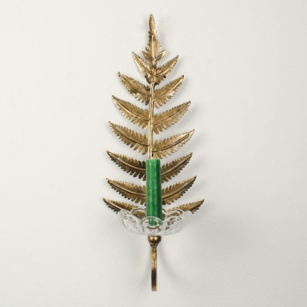 Fern Candle Wall Sconce