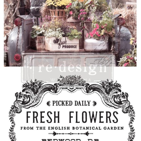 Fresh Flowers | Redesign With Prima Decor Transfer