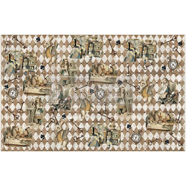 Mad Hatter’s Muse | Redesign With Prima Decoupage Paper