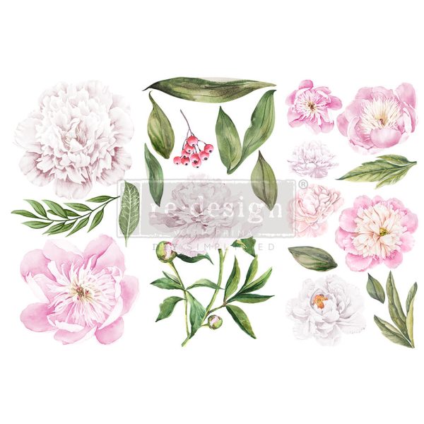Morning Peonies | Redesign With Prima Small Decor Transfer