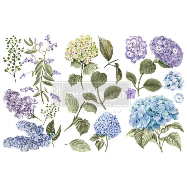 Mystic Hydrangea | Redesign With Prima Small Decor Transfer