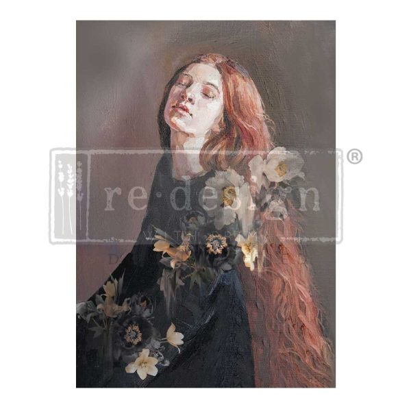 Serene Thought | Redesign With Prima A1 Decoupage Fiber Paper