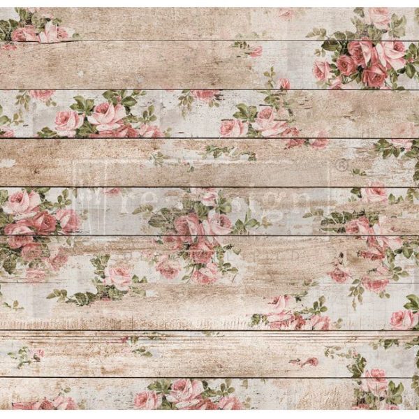 Shabby Floral | Redesign with Prima Decoupage Paper