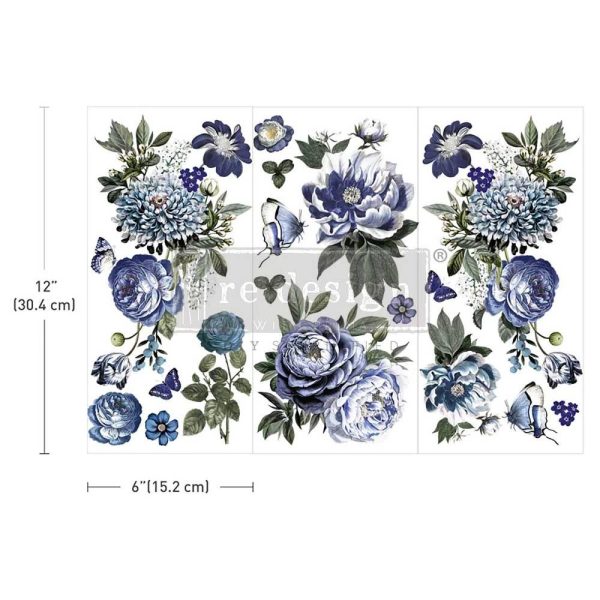 Indigo Petals | Redesign With Prima Small Décor Transfer