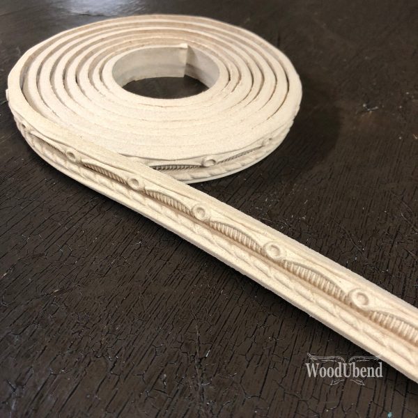 Woodubend Trim TR21A Furniture/Craft Applique Bendable 212x1.2cm length