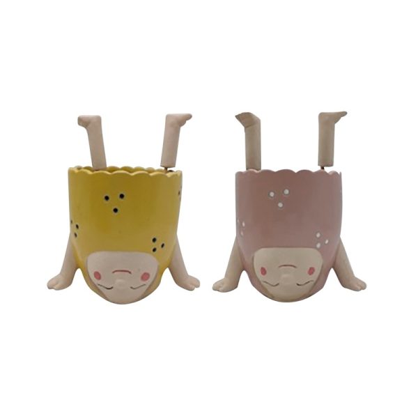 Feet In The Air Plant Pot Mix | Set of 2