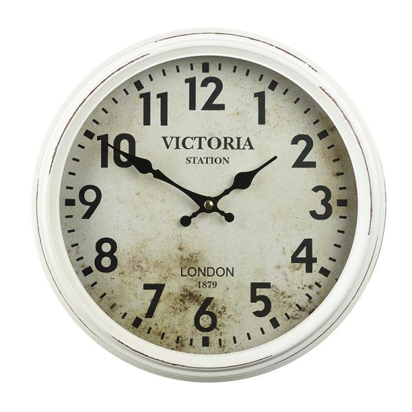 Victoria Station White Clock