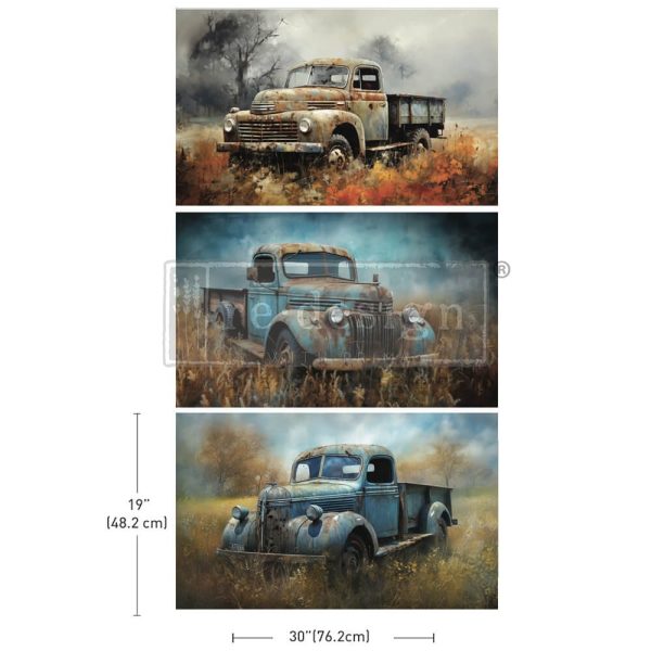 Wheels Of Time | Redesign With Prima 19x30 (3PK) Decoupage Paper