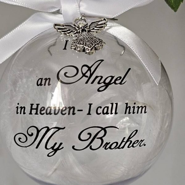 Handmade Brother Memorial Bauble